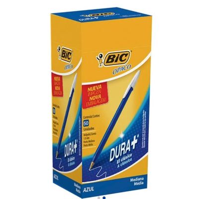 Birome Bic Opaca Azul x50 FINAL