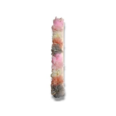 Hebilla Pico con tul + 2 orejitas strass x6 126610