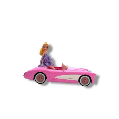 Auto barbie + muñeca en bolsa