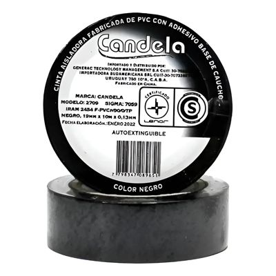 Cinta Aislante Candela x10