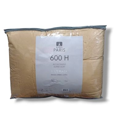 Acolchado Super Soft 600h 1 1/2 plaza-AC10074