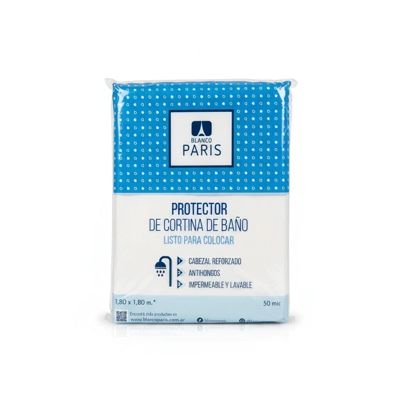Protector de cortina de baño 50mm