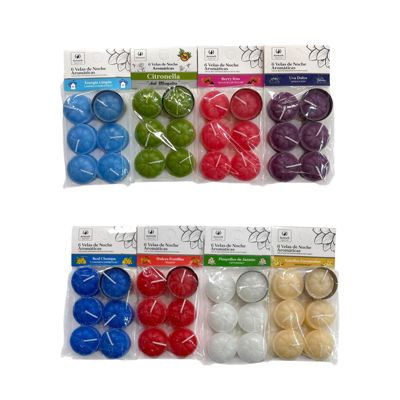 Velas de Noche Aromaticas x6 colgable
