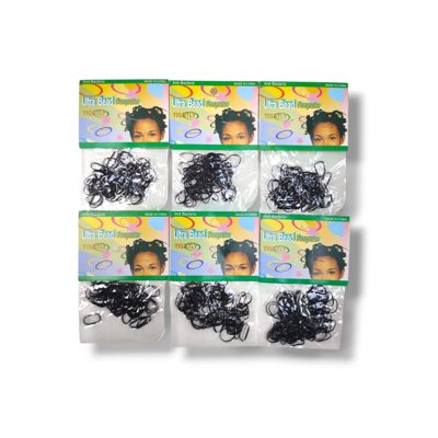 Gomitas Para Trenzas Negra