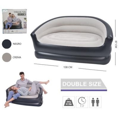 Sofa Doble Inflable Familiar